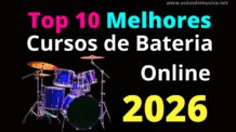 Top 10 Melhores Cursos de Bateria Online de 2026